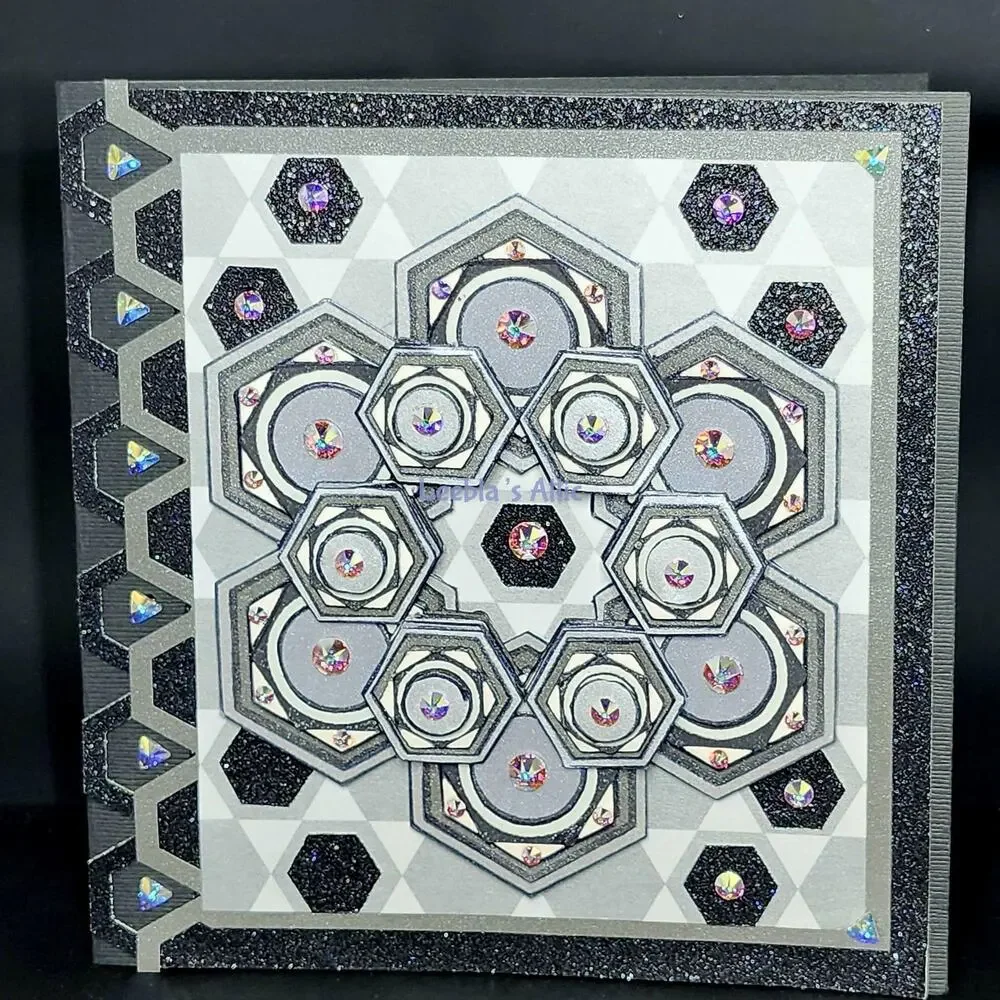 Handmade Dimensional Card - Generic - Masculine - Birthday -  Hello - Hex-Tastic